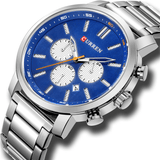 trendha CURREN 8315 Chronograph Waterproof Quartz Watch Business Style Men Wrist Watch