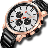 trendha CURREN 8315 Chronograph Waterproof Quartz Watch Business Style Men Wrist Watch