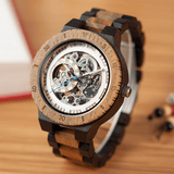trendha BOBO BIRD K-GR05 Retro Design Automatic Mechanical Watch Wooden Men Wrist Watch