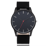 trendha Casual Sport Big Dial Analog Matte PU Leather Unisex Wrist Watches Quartz Watch