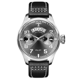 trendha VA VA VOOM VA-2092 Date Display Decorative Dial Men Wrist Watch Casual Style Quartz Watch