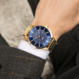 trendha CURREN 8316 Waterproof Business Style Men Wrist Watch Calendar Quartz Watches
