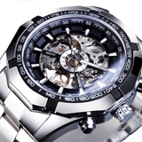 trendha Forsining S101 Fashion Men Watch 3ATM Waterproof Luminous Display Mechanical Watch