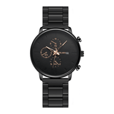 trendha Deffrun A0546 Casual Style Men Wrist Watch Full Steel Calendar Quartz Watch