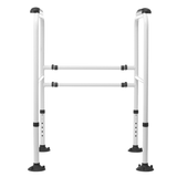 elvesmall Adjustable Toilet Safety Frame Anti-Slip Shower Grab Bar Handrail for Elders
