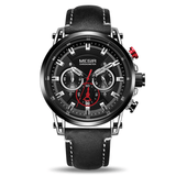 trendha MEGIR 2085 Military Style Date Chronograph Multifunction Quartz Watch Fashion Men Wrist Watch