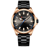 trendha CURREN 8320 Business Style Men Wrist Watch Stainless Steel Design Quartz Watch