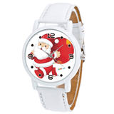 trendha Cartoon Santa Claus and Gift Pattern Cute Kid Watch Fashion Children Quartz Watch