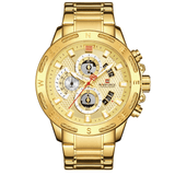 trendha NAVIFORCE 9165 Chronograph Business Style Men Watch Luminous Display Quartz Watch