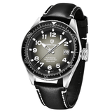 trendha PAGANI 1649 Fashion Genuine Leather Strap Men Watch Simple Automatic Mechanical Watch with Box