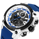 trendha MEGIR 2127 Fashion Men Watch Multi-Function Chronograph Sport Quartz Watch