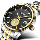 trendha TEVISE T818 Business Style Automatic Mechanical Watch Calendar Luminous Hand Men Watch