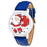 trendha Cartoon Santa Claus and Gift Pattern Cute Kid Watch Fashion Children Quartz Watch