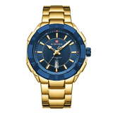 trendha NAVIFORCE NF9176 Waterproof Fashionable Men Wrist Watch Full Steel Business Style Quartz Watch