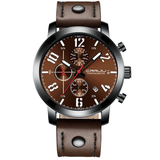 trendha CRRJU 2215 Chronograph Casual Style Men Wrist Watch Luminous Display Quartz Watch