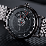 trendha YAZOLE 509 510 511 Unique Design Men Wrist Watch Full Steel Business Style Creative Quartz Watch