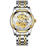 trendha TEVISE T9005A Fashion Men Automatic Watch Hollow-Carved Design Waterproof Luminous Display Mechanical Watch