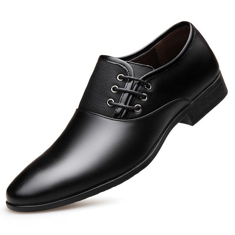 elvesmall 46 Leather Business 45 Formal Pointed Shoes - Professional Elegance for Men