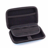 elvesmall USB Flash Drive Earphone Digital Gadget Pouch Travel Silver Storage Bag