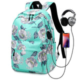 elvesmall Schoolbag Outdoor Nylon Backpack For Women