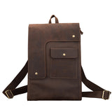 elvesmall Men's Casual Leather British Backpack