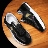 elvesmall Breathable Cloth Surface Thick Bottom Casual Color Matching Trendy Men's Shoes