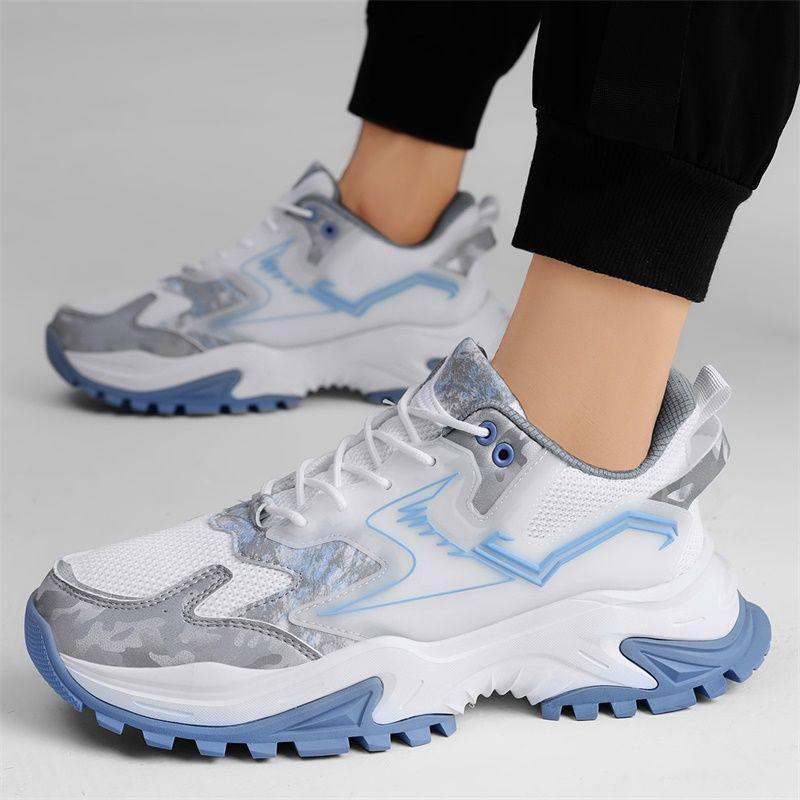 elvesmall Fashion Student Sneakers Breathable Running Casual Daddy Shoes