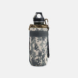 elvesmall Men Nylon Camouflage Sport Outdoor Water Bottle Case Bag Waist Bag