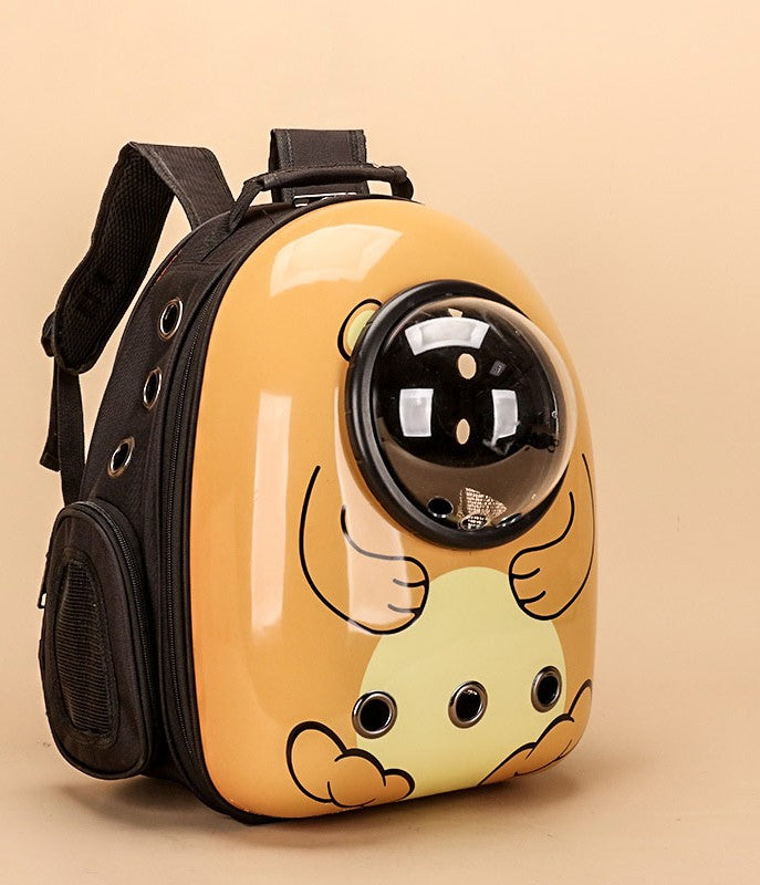 elvesmall Cat Bag Going Out Portable Double Shoulder To Go Bag Pet Cat Backpack