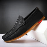 elvesmall Spring New Men's Casual Lazy Small Leather Shoes