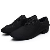 elvesmall Men's Oxford Cloth Dance Dancing Adult Modern Shoes