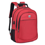 elvesmall Large Capacity Backpack USB Casual Outdoor Travel Computer Bag