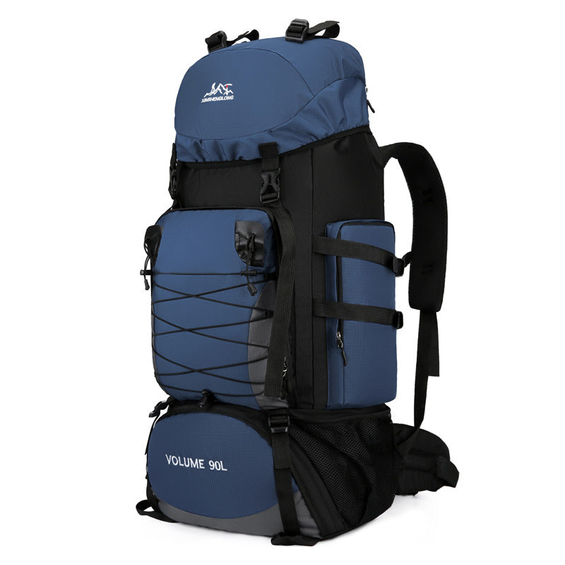 elvesmall Men's Outdoor Hiking Bag 90L Large Capacity