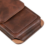 elvesmall Man Business PU Phone Bag Card Bag Wallet Purse Dual Use Waist Bag