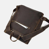 elvesmall Men Vintage Multi-pocket Anti-theft 15.6 Inch Laptop Backpack