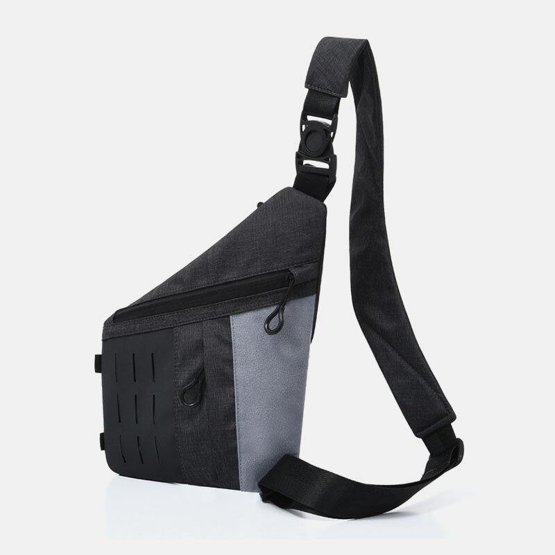 elvesmall Men Sport Multi-pockets Anti-theft Crossbody Bag Chest Bag Sling Bag