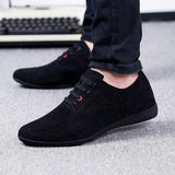 elvesmall Breathable Solid Color Men's All-match Casual Shoes