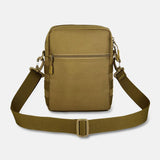 elvesmall Men Camo Pattern Multifunction Large Capacity Outdoor Travel Tactical Bag Crossbody Bag Shoulder Bag Square Bag