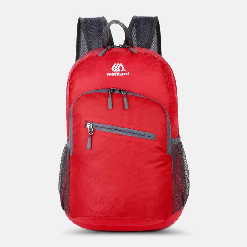 elvesmall Women & Men Nylon Super Light Waterproof Foldable Portable Outdoor Sports Mountaineering Backpack