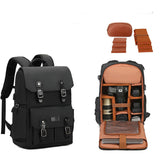 elvesmall Large Capacity Double Shoulder Photo Bag Outdoor Leisure Waterproof Camera Bag