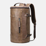 elvesmall Men Vintage Large Capacity Backpack Casual Travel Bag