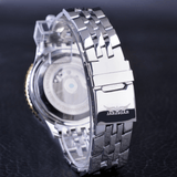 trendha Waterproof Automatic Mechanical Watch Full Steel Men Wrist Watch