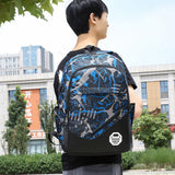 elvesmall Backpack Flower Material Trendy Three-in-one Schoolbag