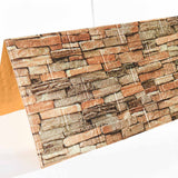 1Pcs 77cm*70cm 3D Wall Sticker Imitation Brick Bedroom Home Decor Waterproof Self-adhesive DIY Wallpaper for Living Room