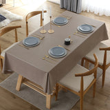 Rectangular Plastic Tablecloth Pvc Waterproof Antifouling Cover Outdoor Dining Table Cloth