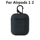 elvesmall For AirPods Pro 2 Case Wireless Headphone Cover Waterproof Nylon PC Earphone Cases For Apple Air Pods 3 1 Pro 2 Generation