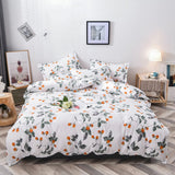 Elvesmall back to school Floral design duvet cover pillowcase 3pcs 220x240, quilt cover blanket cover 200x200 ,single double king size bedding sets
