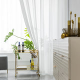 elvesmall White Tulle Curtains for Living Room Decoration Modern Chiffon Solid Sheer Voile Kitchen Curtain