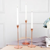 elvesmall European Style Metal Candle Holders Simple Wedding Decoration Bar Party Living Room Decor Home Table Candlestick