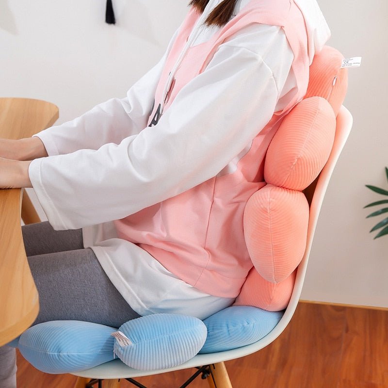 elvesmall Flower-shaped pillow cushion floor mat office sedentary tatami car cushion ass relaxation cushion seat seat plush cushion